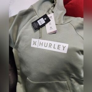 Hurley Sage Green Hoodie NWT